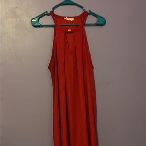 Red Halter Neck Dress